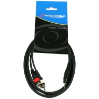 AC-J3S-2RM/1,5 3,5 Jack St/2x RCA cinch